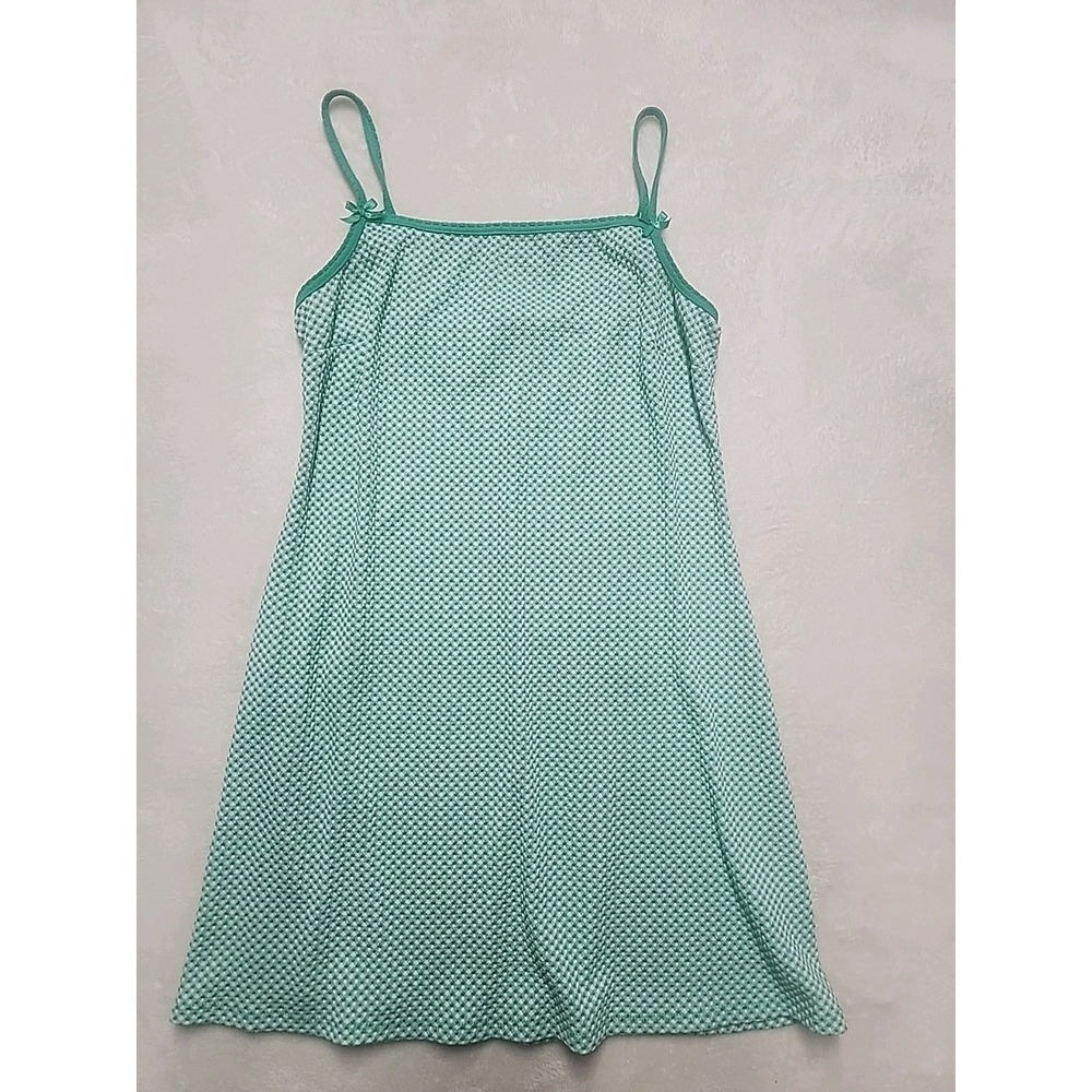 Wild Fable‎ Nighty Gown Green/White  Check Size Medium